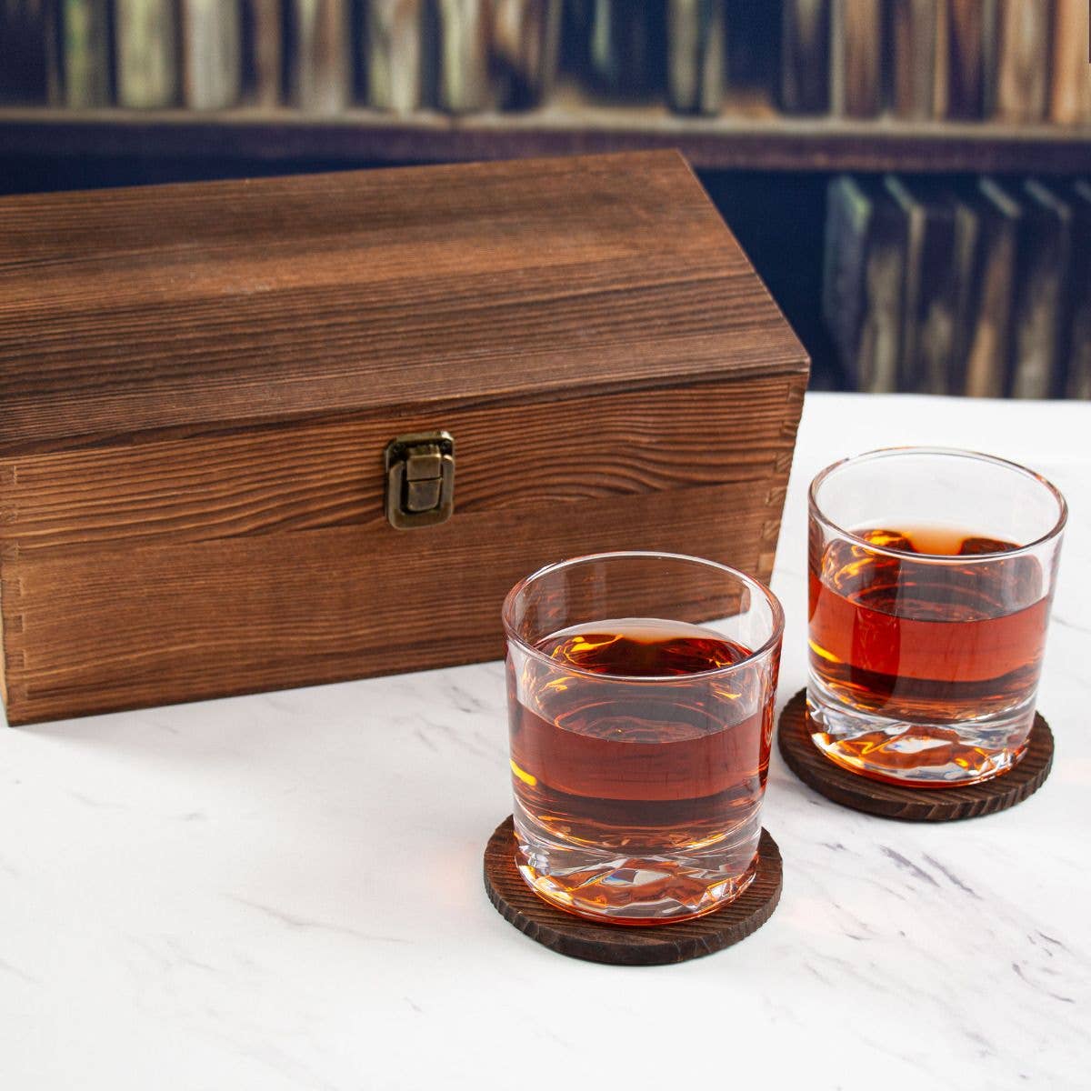 MB Brands Inc – wholesale Cocktail/liquor glass – Alpha Sigma Alpha Custom Engraved Personalized Whiskey Glasses In Wood Gift Box13