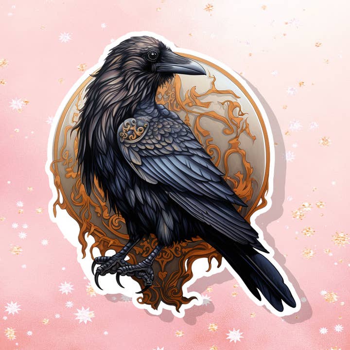 Adesivo Crow Bronze Armor Metaphysical Intention per la vendita all'ingrosso da parte di London Luxury Candles