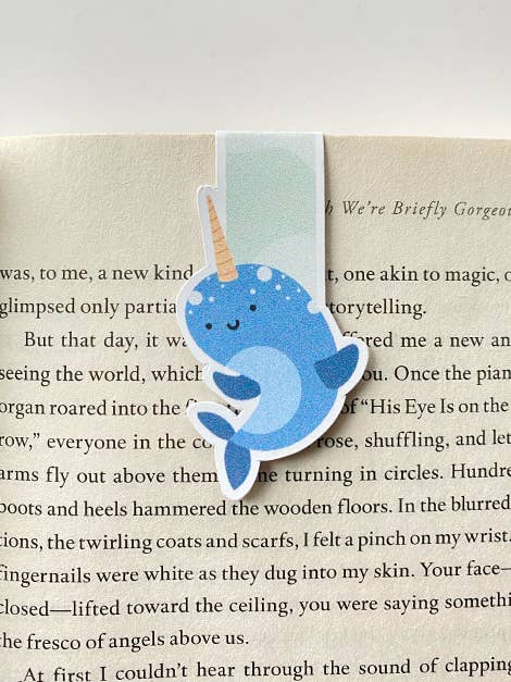 Narwhal Magnetic Bookmark for wholesale by IMPAPER