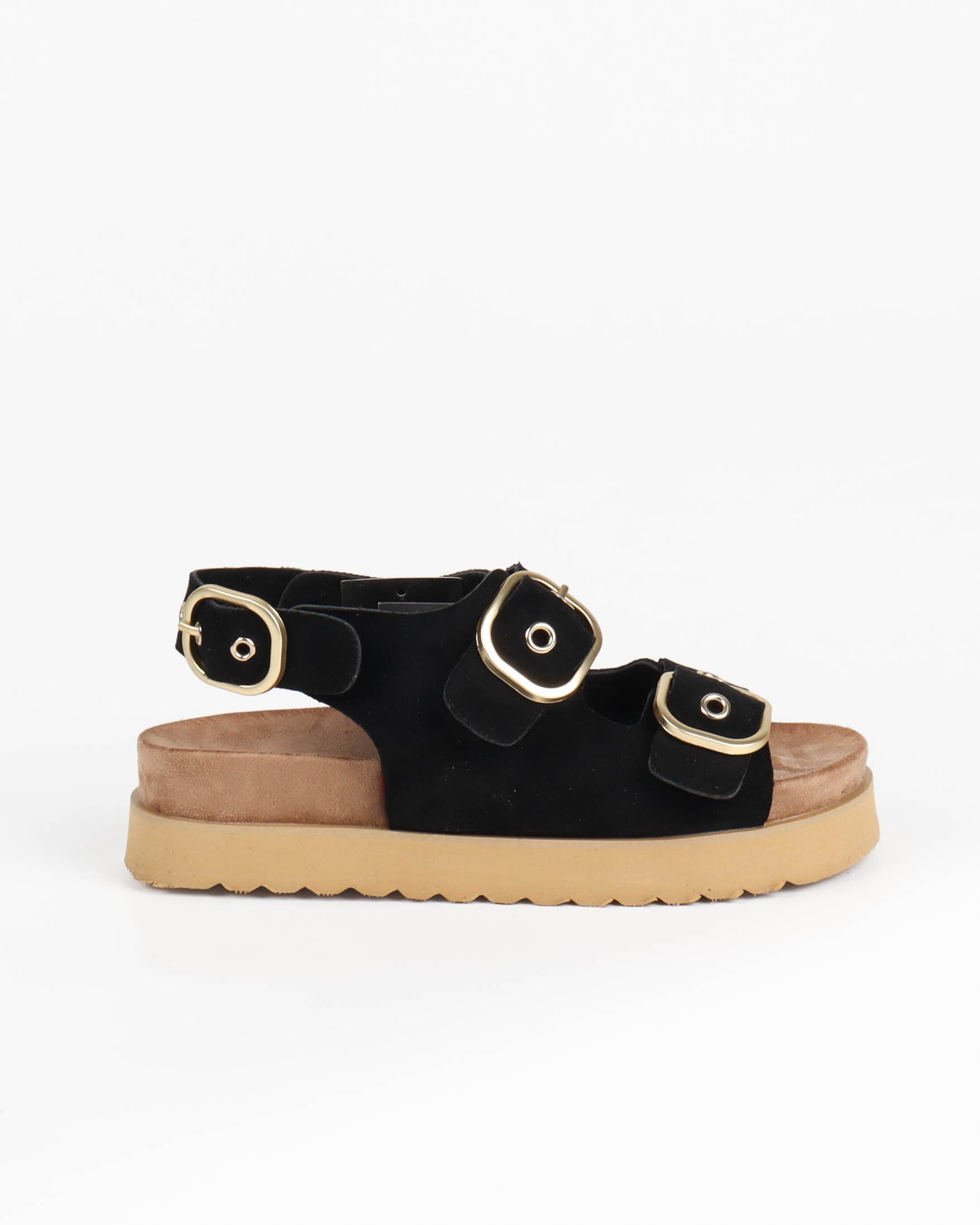 La Bottine Souriante – Engroshandel sandal - Dame – Damesandaler med brede stropper og spænder – komfortabel sål0