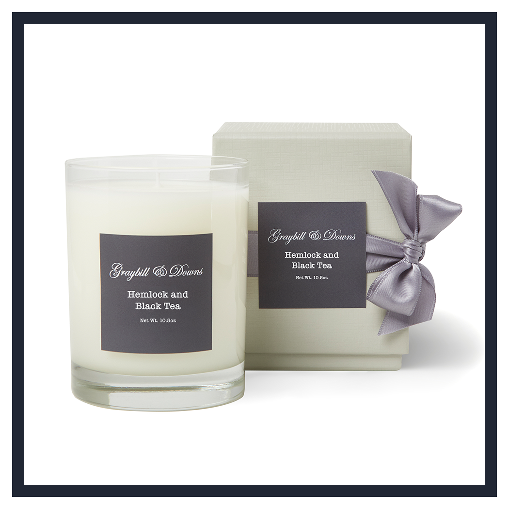 Graybill & Downs - Wholesale Jar/Filled Candle - Hemlock and Black Tea Classic Candle1