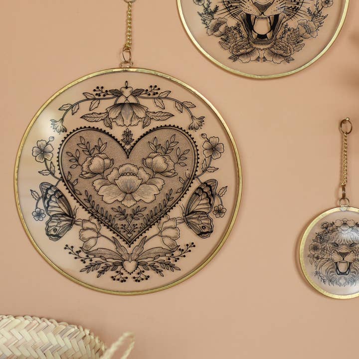 Personalized kiko frame Lace Heart for wholesale by Baubels