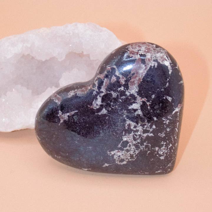 Tiny Rituals - Wholesale Spiritual Stone/Crystal - Rare Covellite Hearts - AAA Premium Quality1