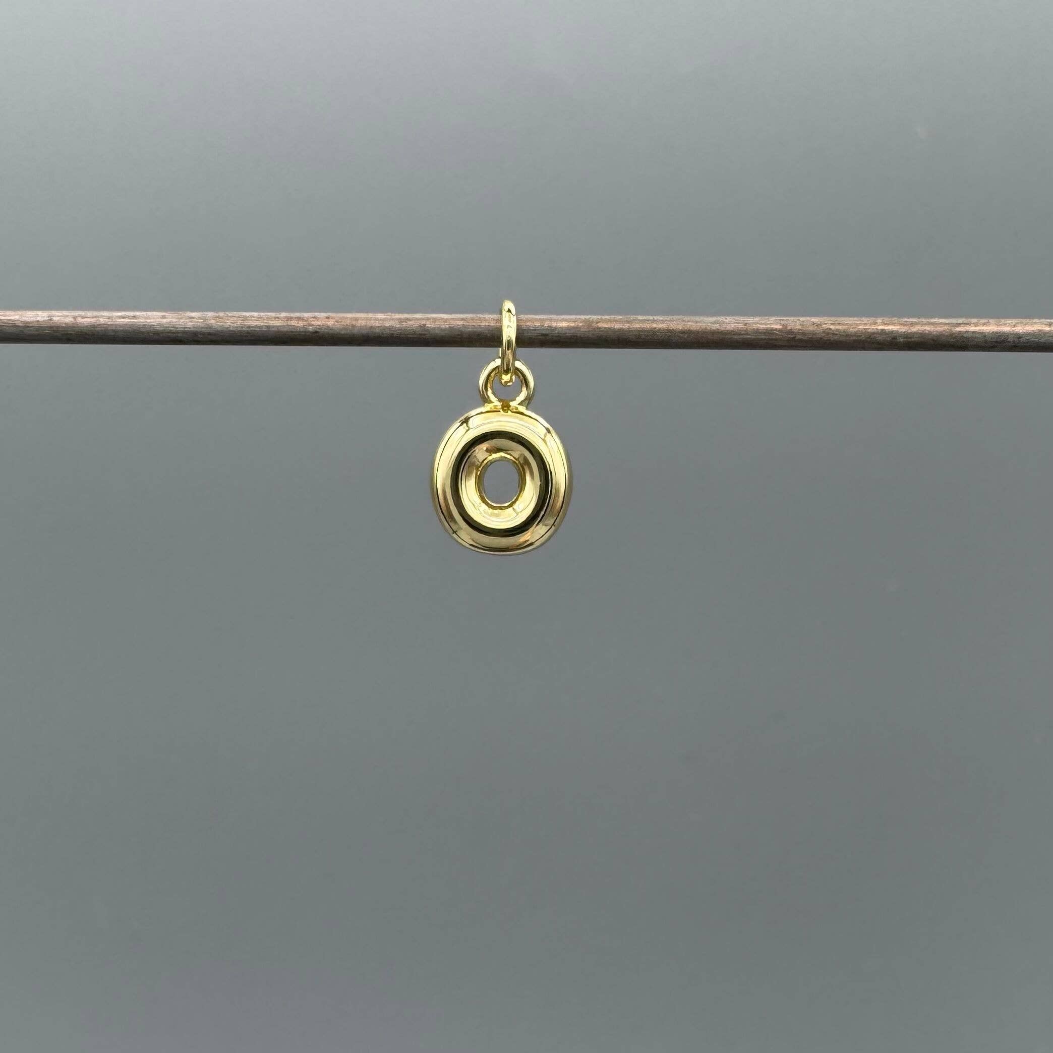 Something Silver - Wholesale Individual Charm/Pendant - Perfect Balloon Bubble Letter Initial Charm11