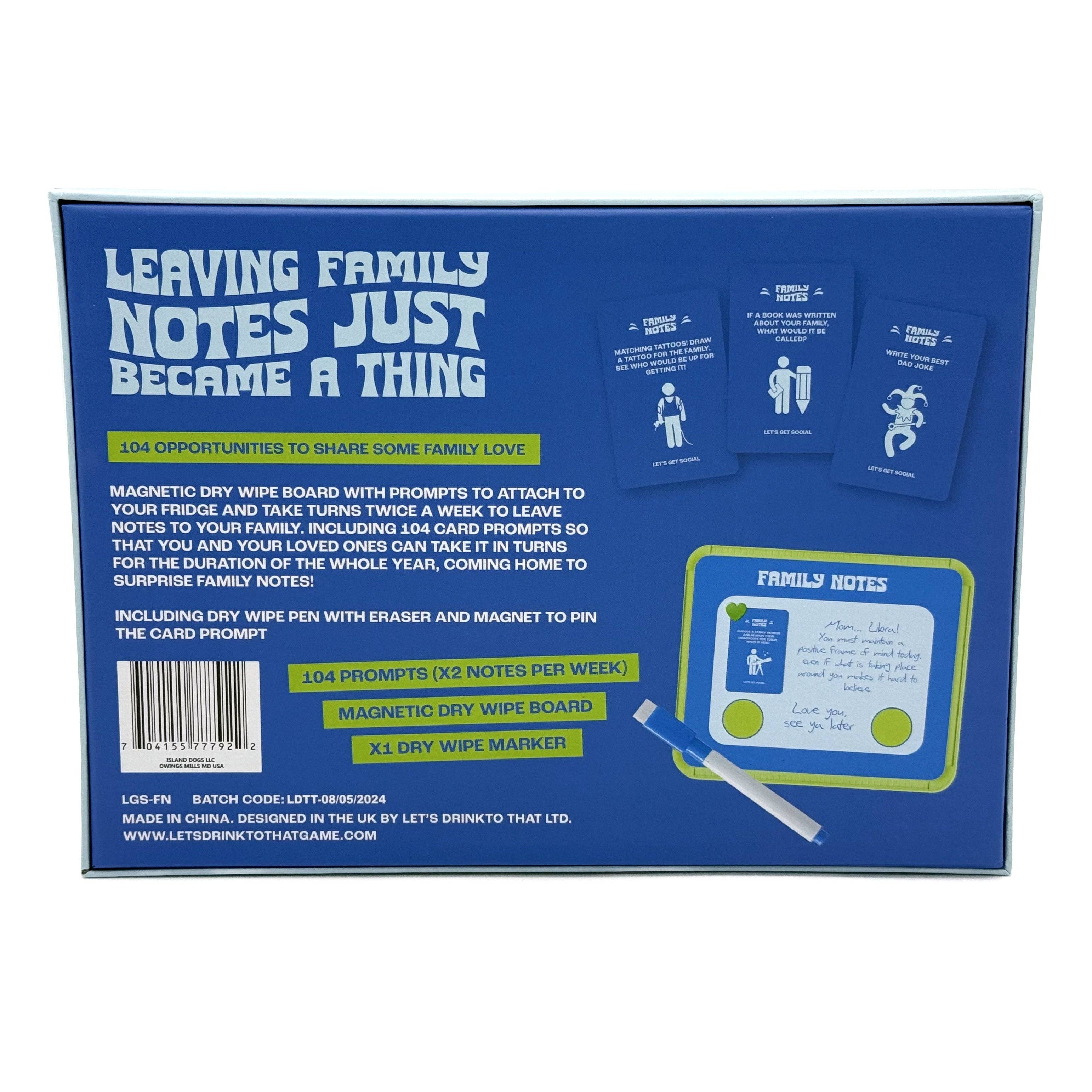 Island Dogs - Wholesale Card Game - Let's Get Social - Family Notes2