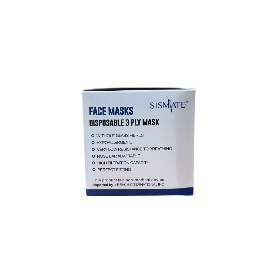 K & S WHOLESALE INC - Wholesale Protective Face Mask/Shield - Face Masks Disposable 3 PLY Mask CT4