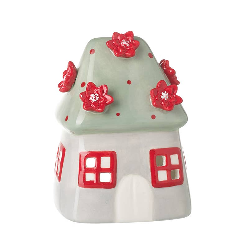 Heaven Sends – wholesale Decorative tabletop object – CERAMIC FLOWER ROOF HOUSE0