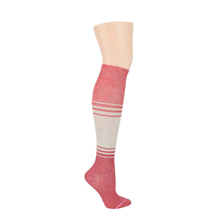 Colorblock | Knee-High Compression Socks For Women for wholesale by Dr. Motion