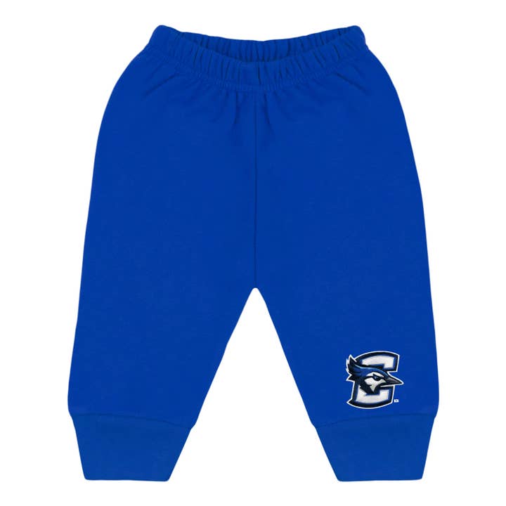 Creighton Bluejays Kids Sweat Pants: Embroidery for wholesale by Creative Knitwear