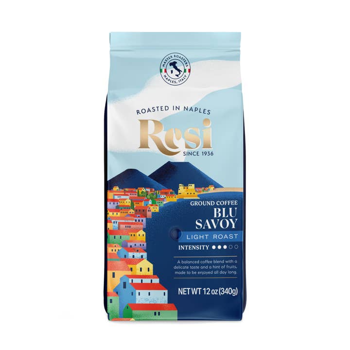 Blu Savoy moulu 340 g pour la vente par Resi Bras srl
