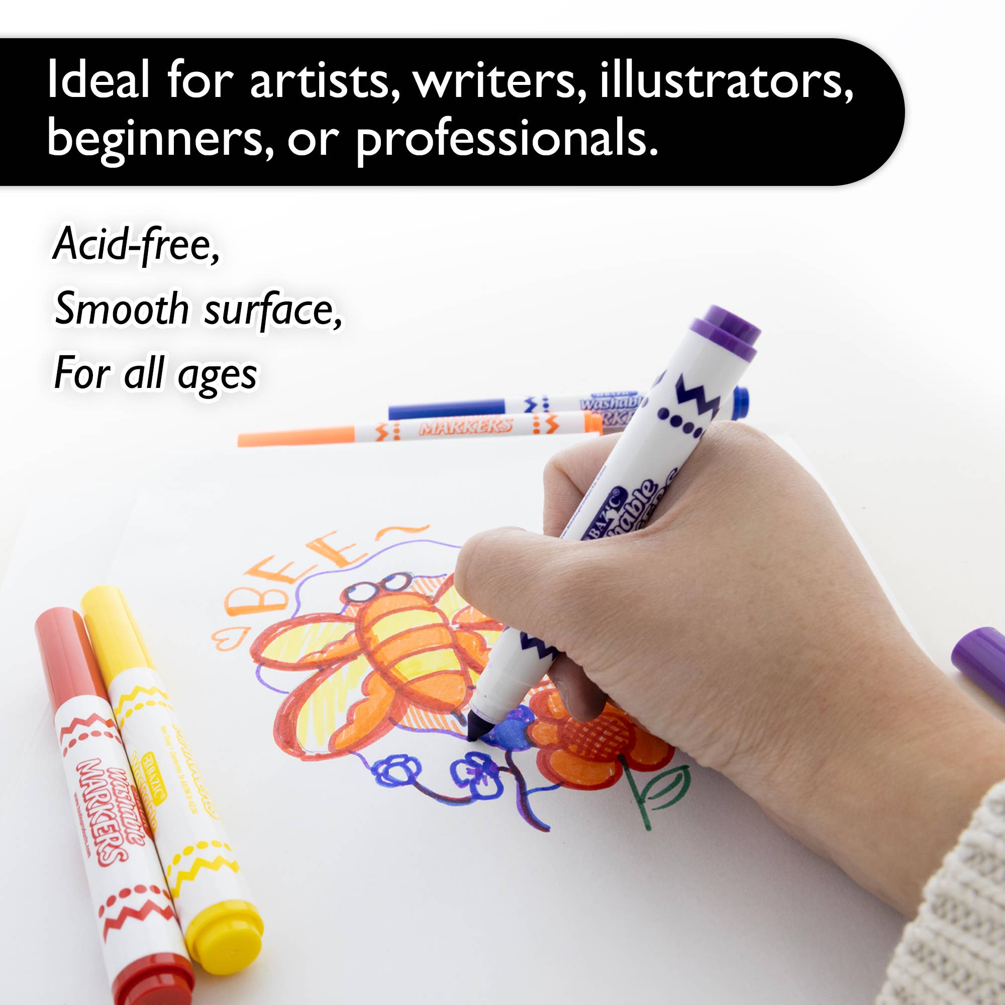 BAZIC Products - Wholesale Sketchbook/Sketchpad - Sketch Pad 18"X 12"(20 Ct.)2