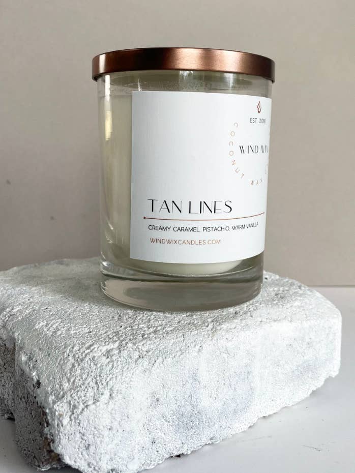 TAN LINES for wholesale by Wind Wix Candles