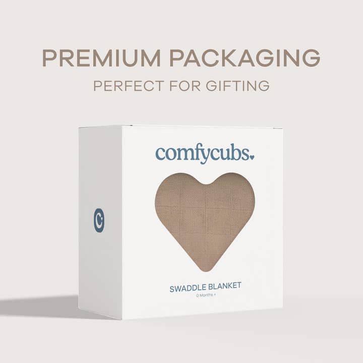 Comfy Cubs - Wholesale Swaddle - Baby - Muslin Swaddle Blankets, Pack of 1 & 2 Wraps by Comfy Cubs29