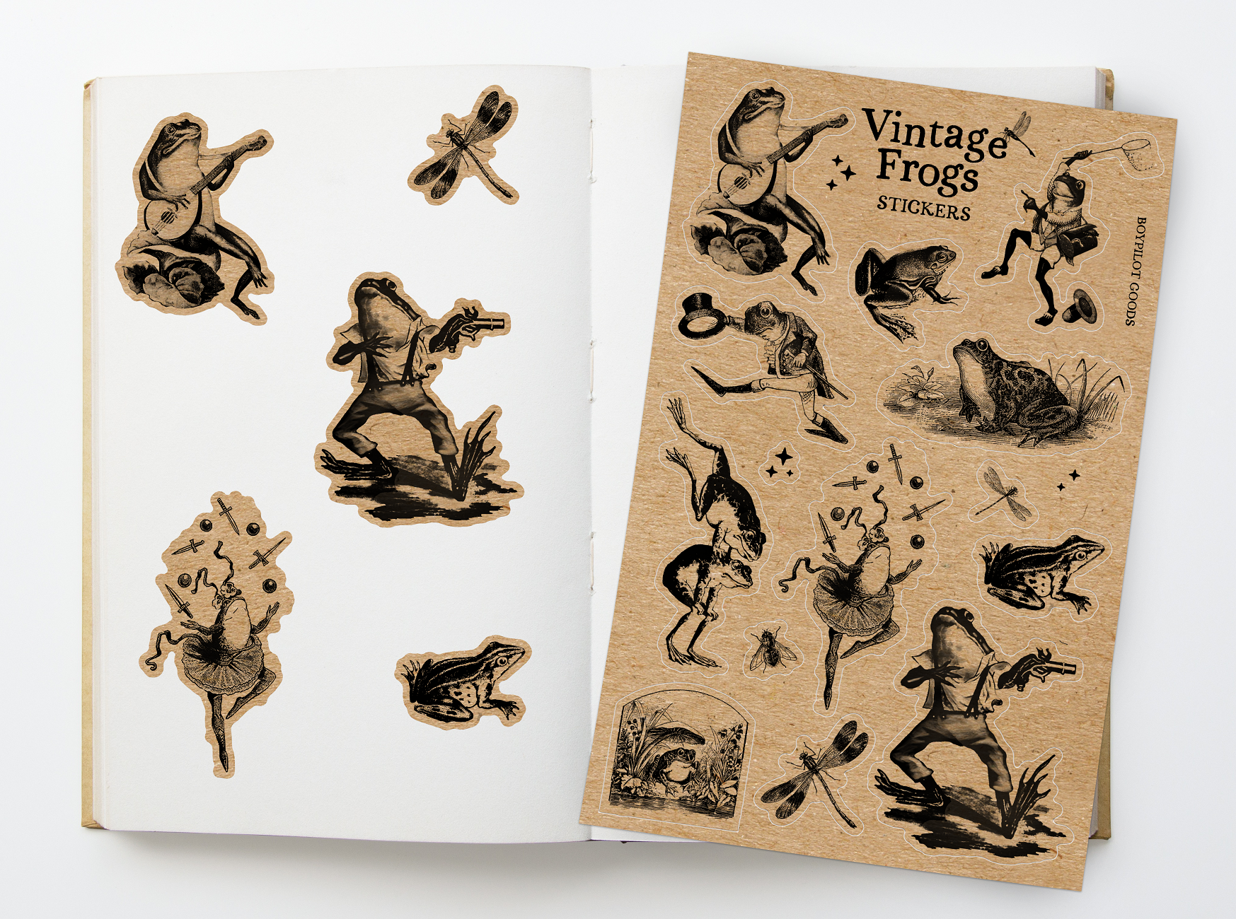 BoyPilot Goods - Wholesale Sticker - Vintage Sticker Sheets - Fairytales, Horror, Alchemy, Nature14