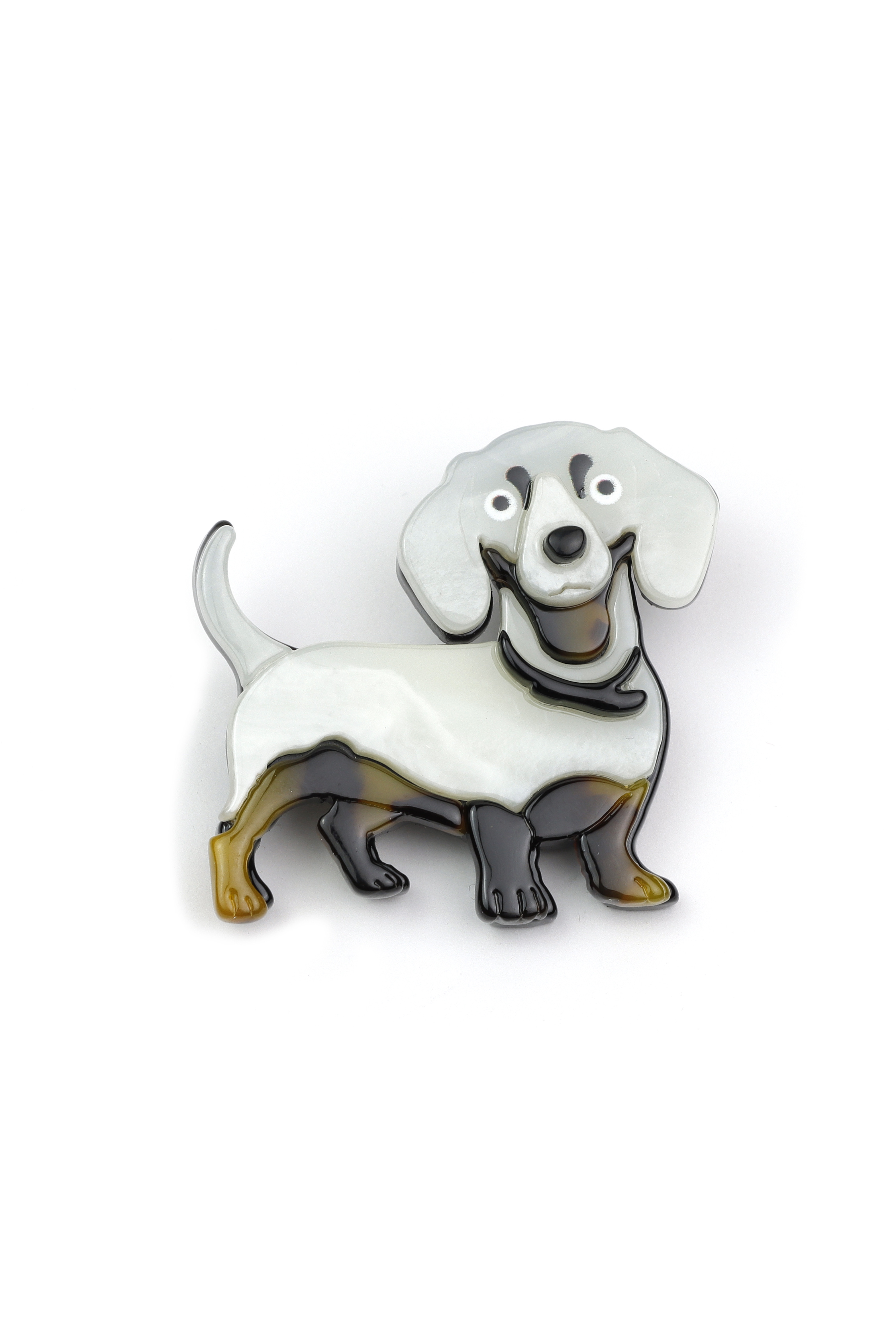 Domoflor s.l - Wholesale Brooch - 🌭 Happy Sausage Dog Skewer2