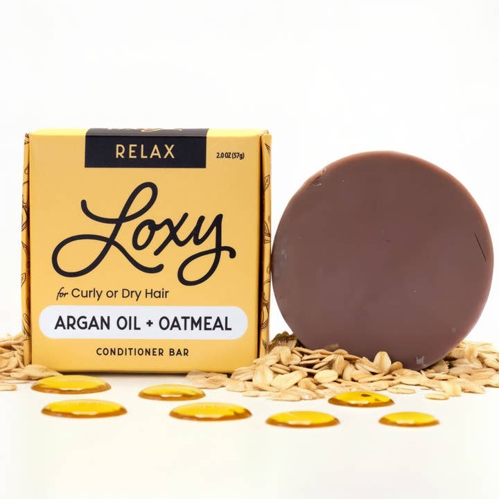 RELAX: Conditioner Bar voor droog, pluizig of krullend haar met Arganolie & Colloïdale Havermout voor wholesale door Loxy
