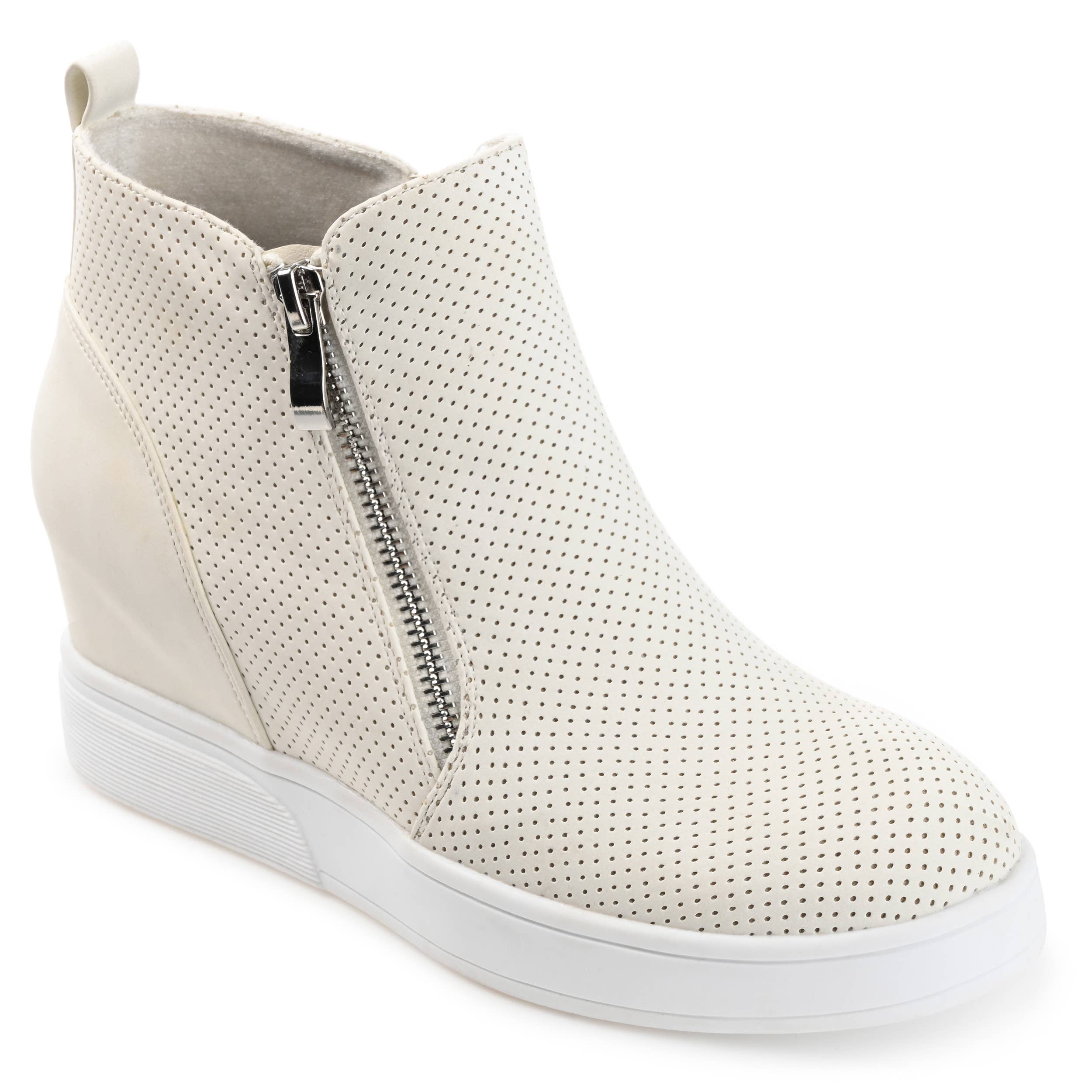 Journee - Wholesale Wedges - Women's - Pennelope Wedge Sneakers In Faux Leather2
