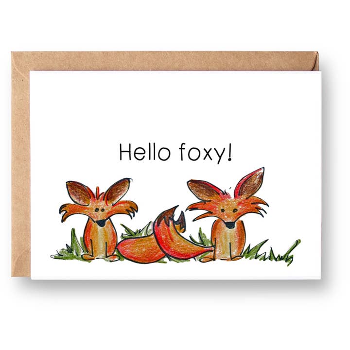 Whimsicals Paperie – Großhandel Briefpapier-/Postkarten-Set – Verschiedene Punny Pals Notizkarten in Schachteln, lustige Tier-Notizkarten6