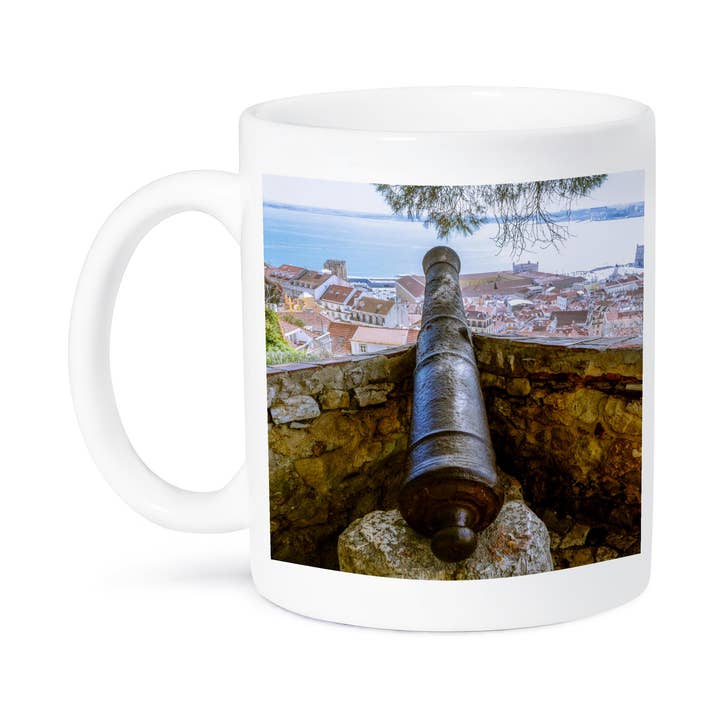 3dRose - Wholesale Coffee Mug - 3dRose, Lisbon, Portugal. Castelo Sao Jorge fortifications first built 1 BC. , Mug8