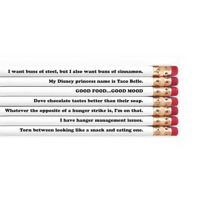 SNIFTY - Wholesale Pencil - GOOD FOOD GOOD MOOD PENCIL SET