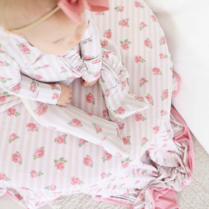 Caden Lane - Wholesale Bedding Blanket - Kids & Baby - Rosy & Cozy Double Sided Bamboo Blanket1