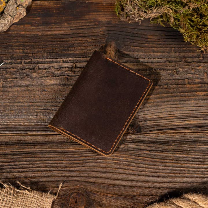 American Leather Goods - Wholesale Wallet - Men's - Genuine Leather Wallet, Handmade Wallet with ID Window2