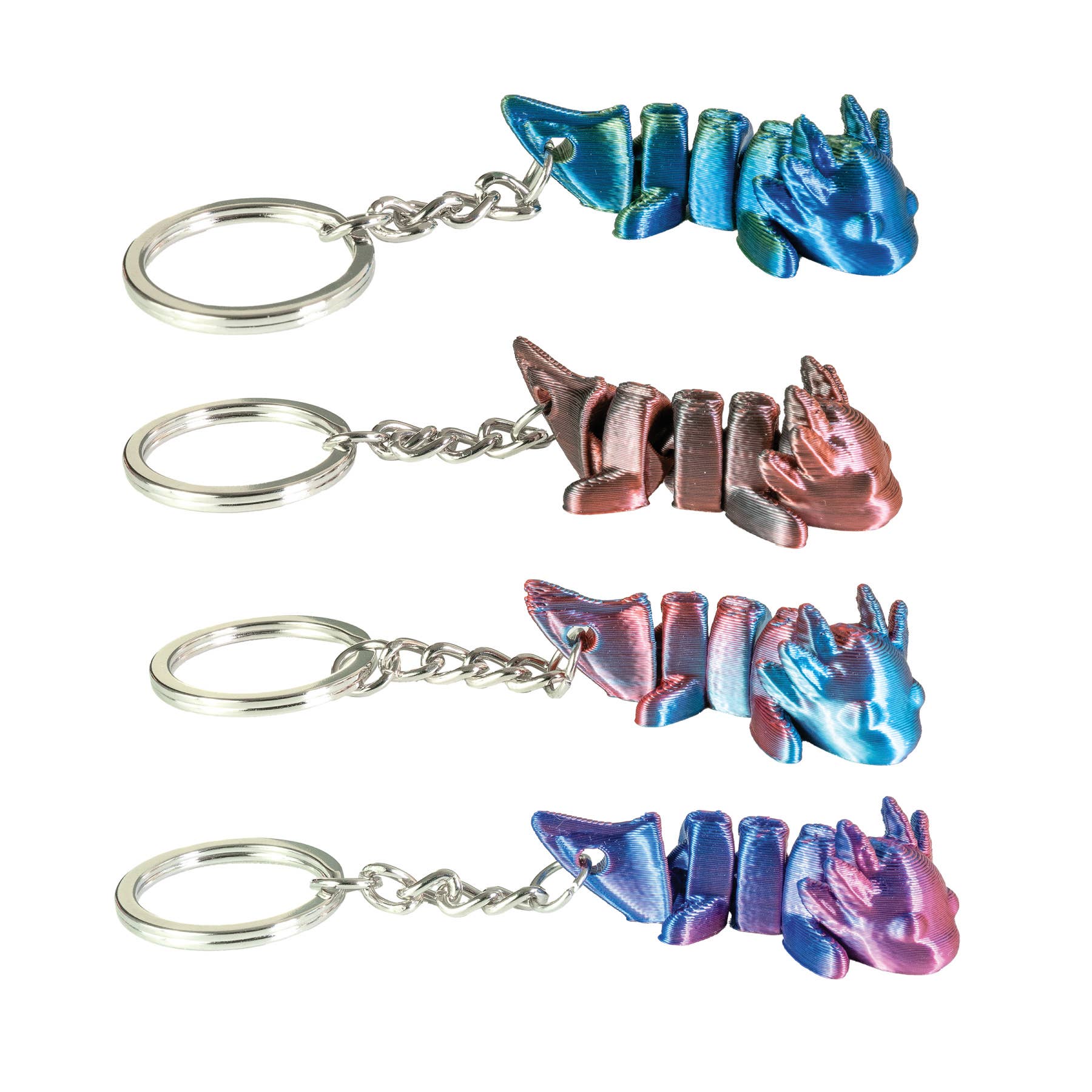 Geddes - Wholesale Keychain - Unisex - 3D PRINTED AXOLOTL KEYCHAIN   24/BOX1