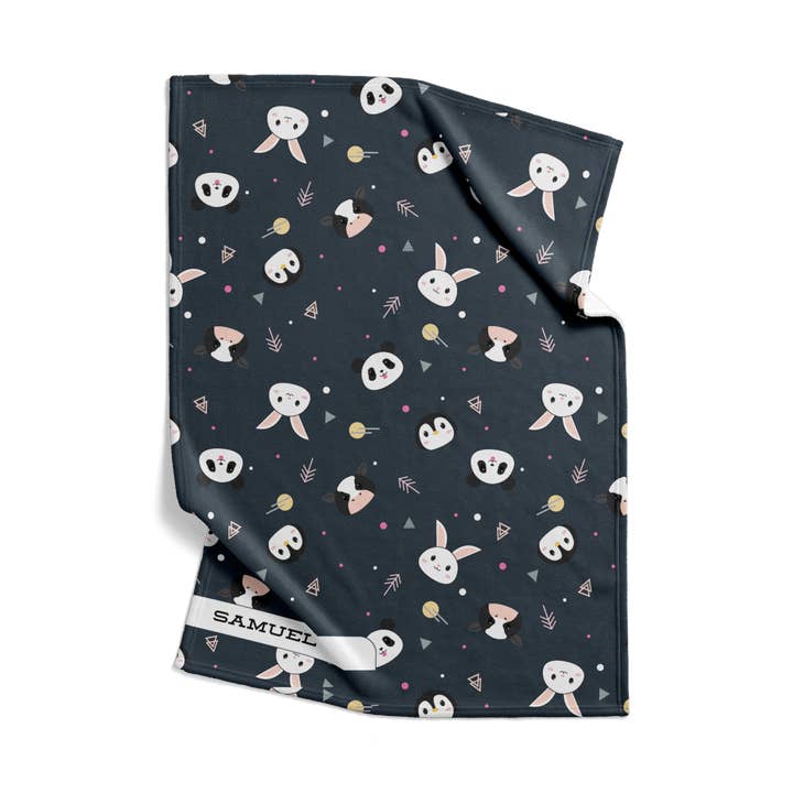 Receiving Blanket: Cute Animals for wholesale by Sam and Zoey