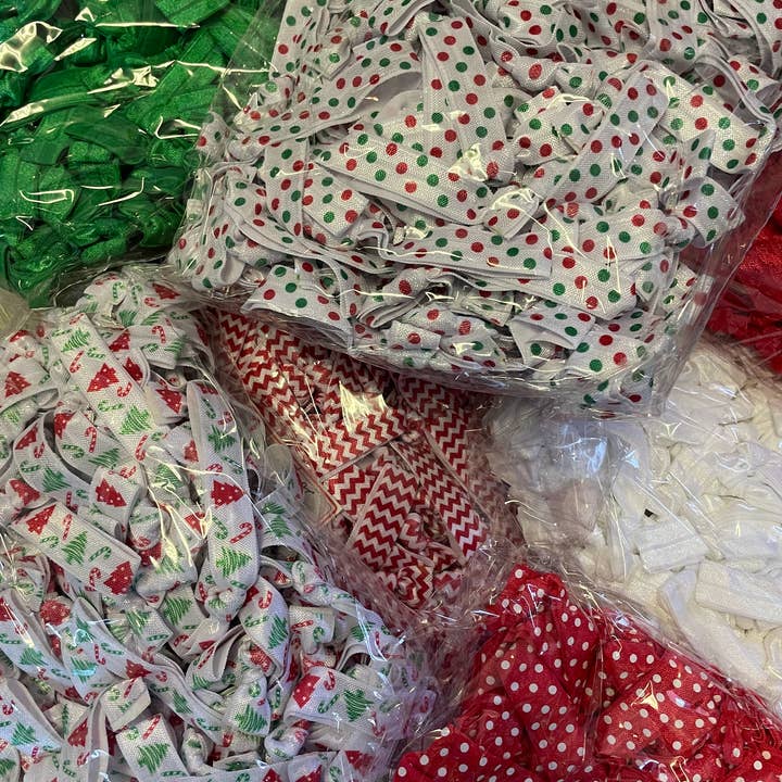 Kate Tuesday Jewelry - Wholesale Scrunchie - Women's - Holiday Hair Scrunchies Ties1