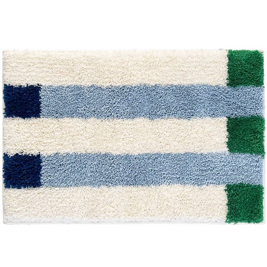 INSPECIAL HOME - Wholesale Bath Mat - Ultra Soft Whimsical Dopamine Stripe Bath Rug, Absorbent Mat3