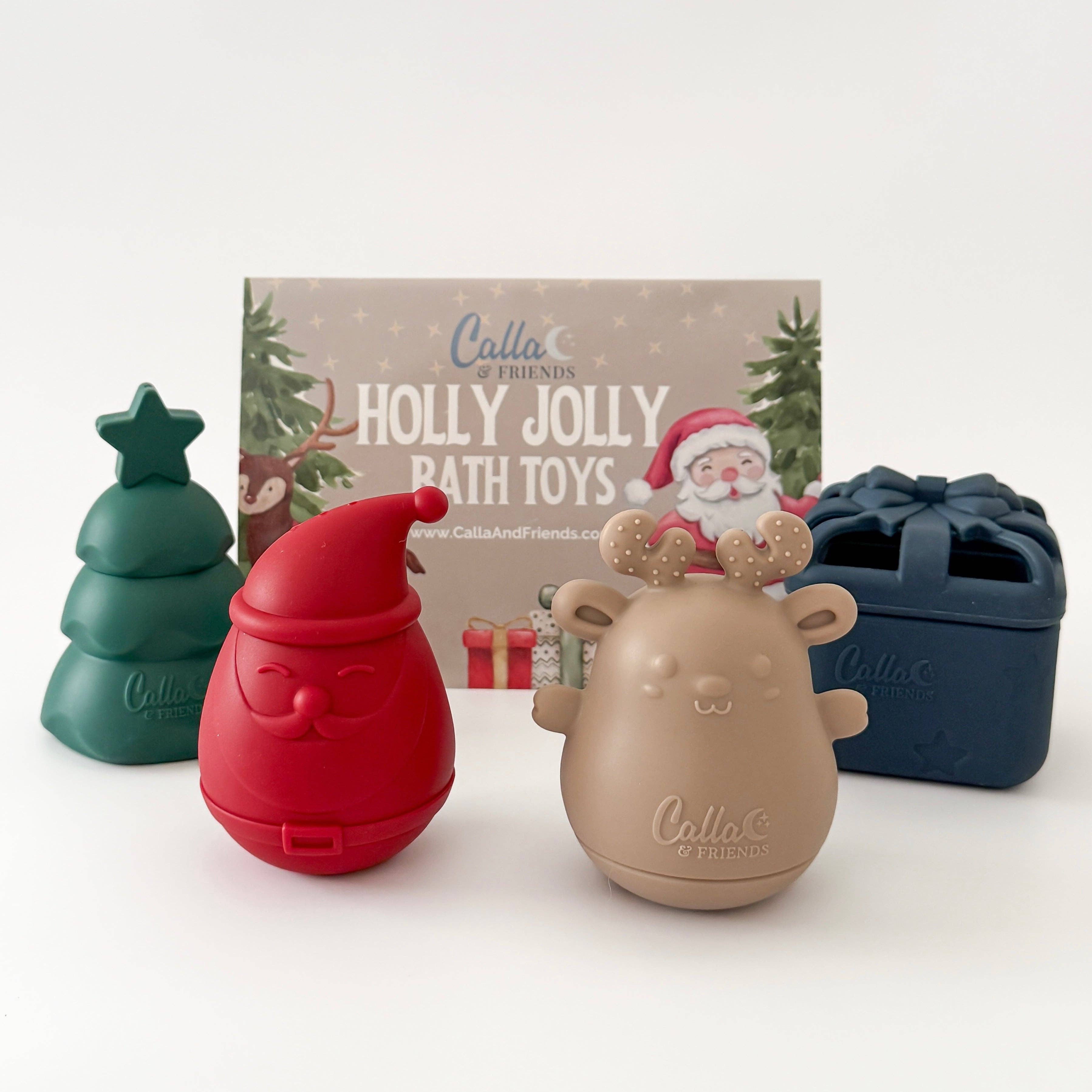 Calla & Friends - Wholesale Bath Toy - Baby - Holly Jolly Bath Toys15