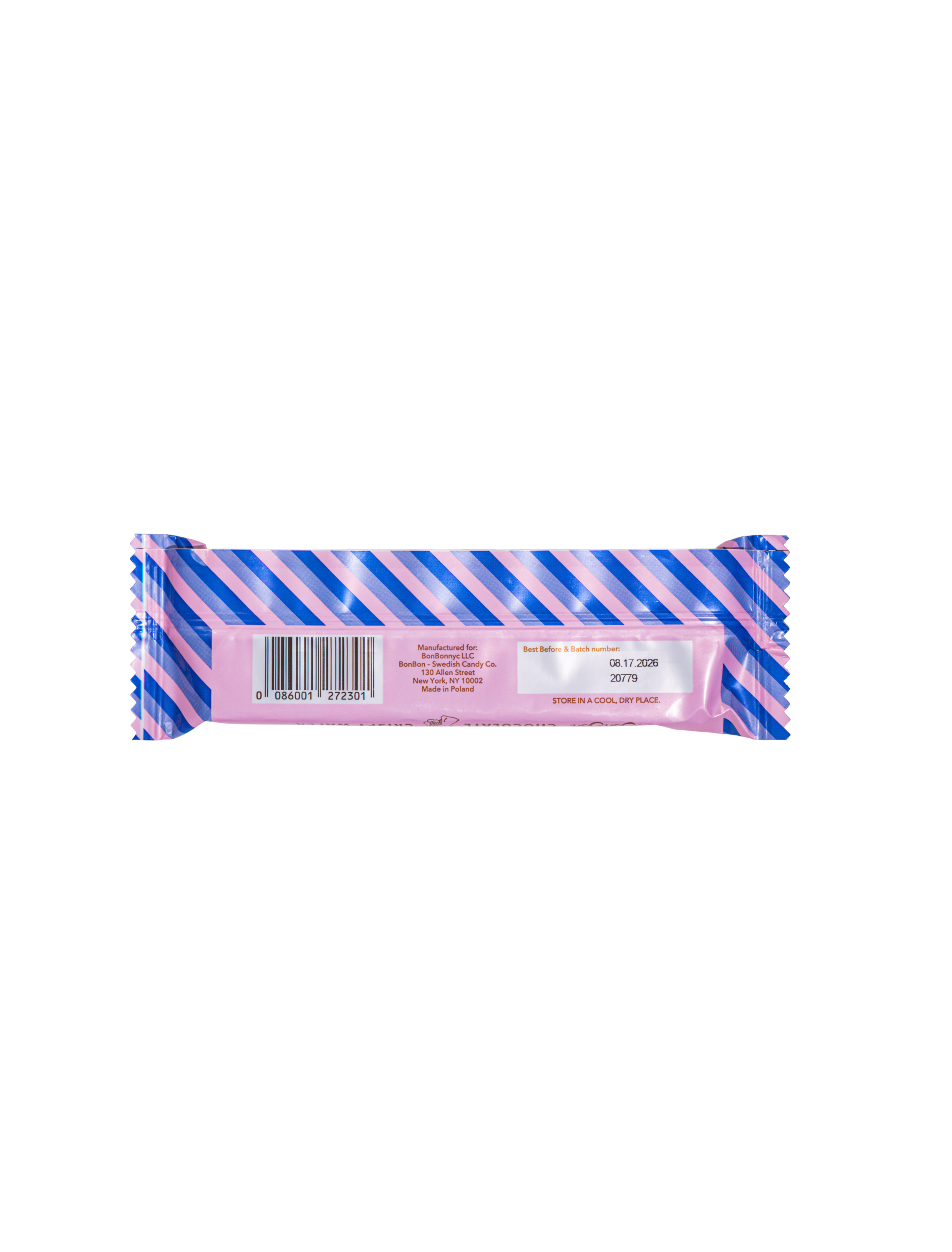 BonBon - A Swedish Candy Co - Wholesale Chocolate - BonBon's Chocolate Crispy Wafer Bar1