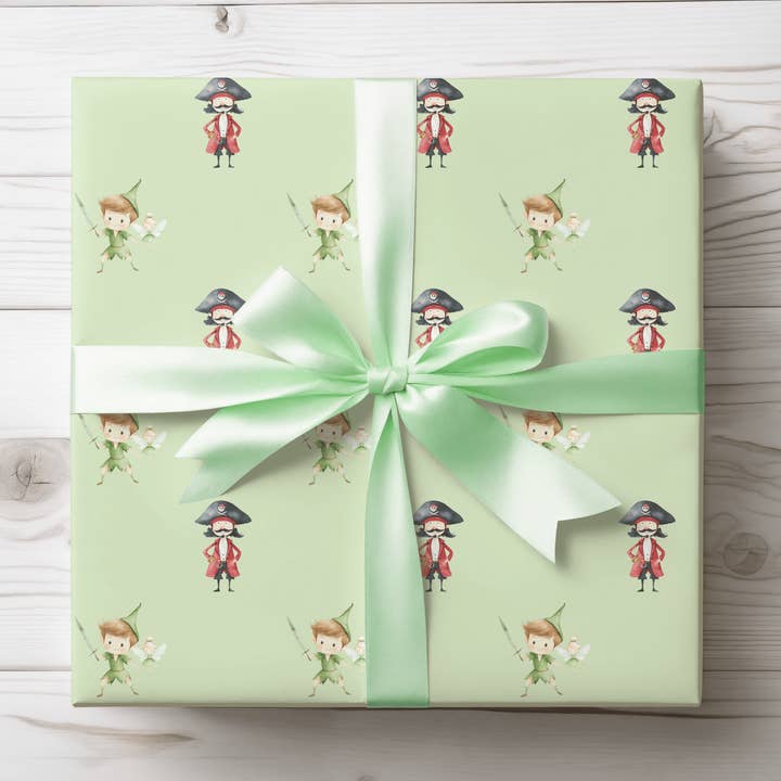 Peter Pan and Captin Hook Gift Wrap and other Purchase Wholesale petersmeats. Free Returns & Net 60 Terms on Faire trending on Faire.