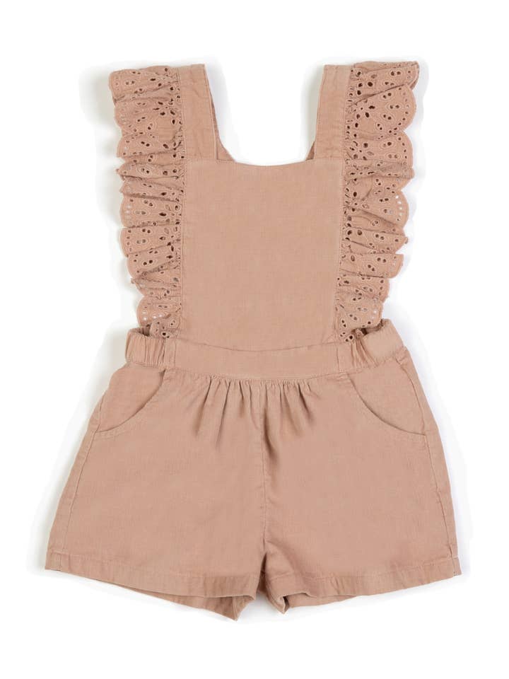 Lili | Mameluco inglés de pana | Café Au Lait para venta al por mayor de Lepela