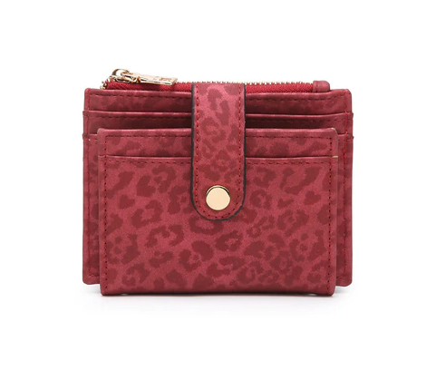 MiMi Wholesale - Wholesale Wallet - Women's - WL1904 Mini Snap Button Wallet & Cardholder w/ Zipper Pocket1