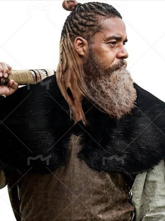 SALINA TRADING INC - Wholesale Costume - Men's - Men's Viking Faux Fur Cloak Medieval Warrior Cape4