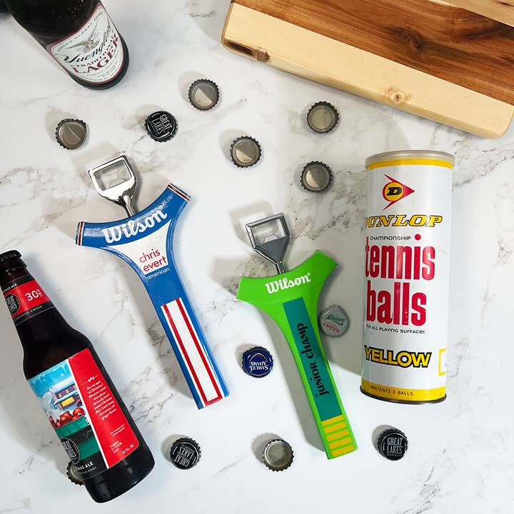 Racquet Inc - Wholesale Bottle/Wine Opener - Antique Wooden Tennis Racquet Neck Bottle Opener3