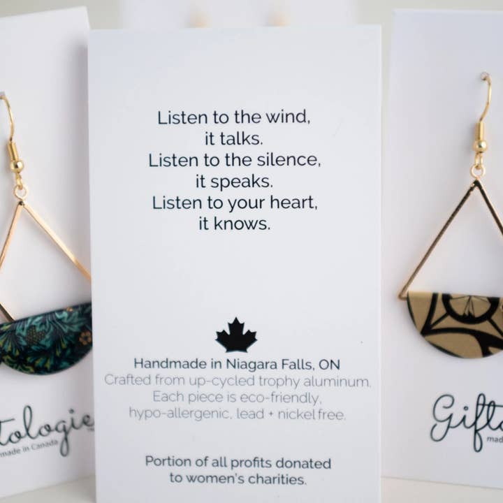Giftologie - Wholesale Dangle Earrings - Garden Party Dangle Earrings - silver