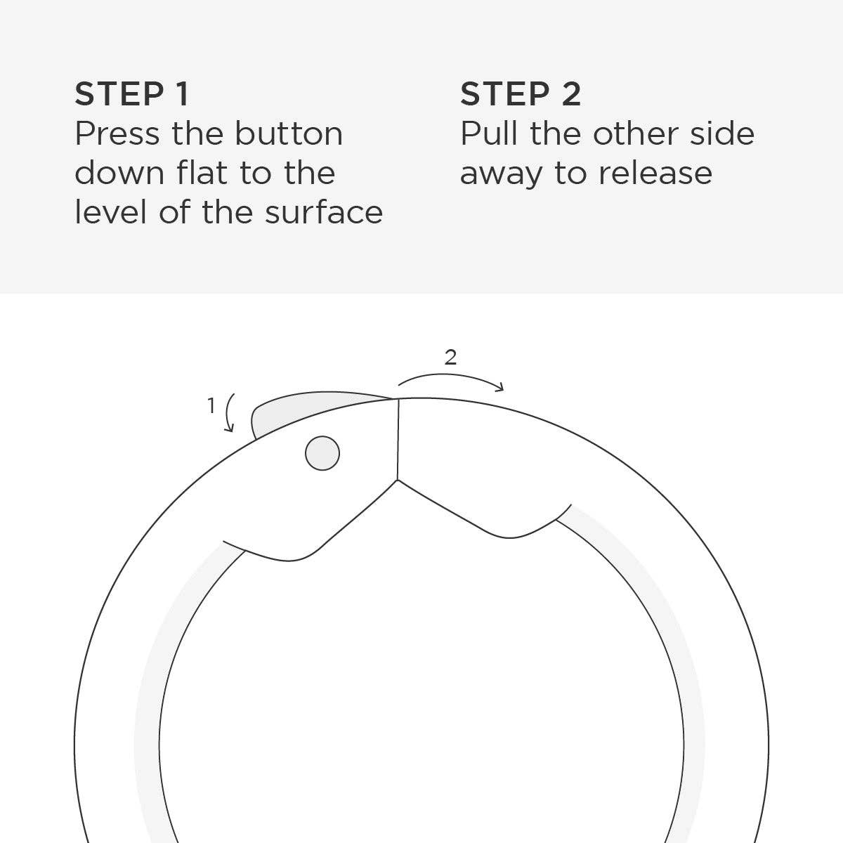 Bagnet - Wholesale Purse Hook/Hanger - Women's - Polished Nickel / Black Enamel Perch1