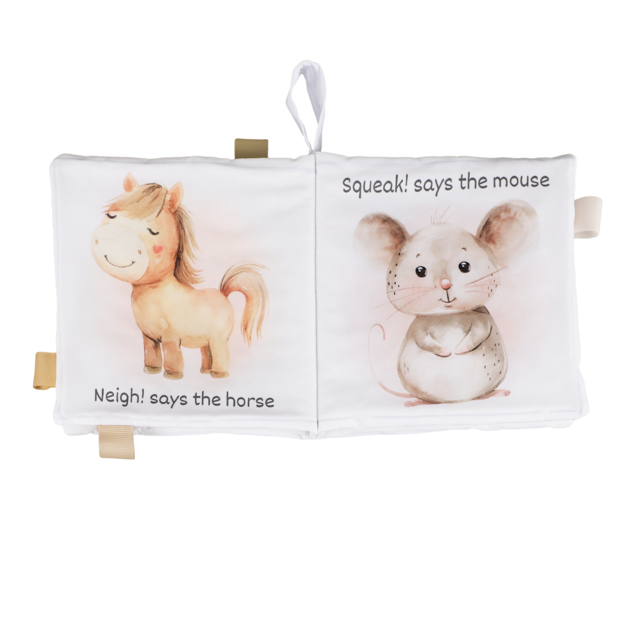 Ali+Oli - Wholesale Baby & Toddler Book (0-2) - Farm Animals – 10-Page Taggies Soft Crinkle Cloth Baby Book3