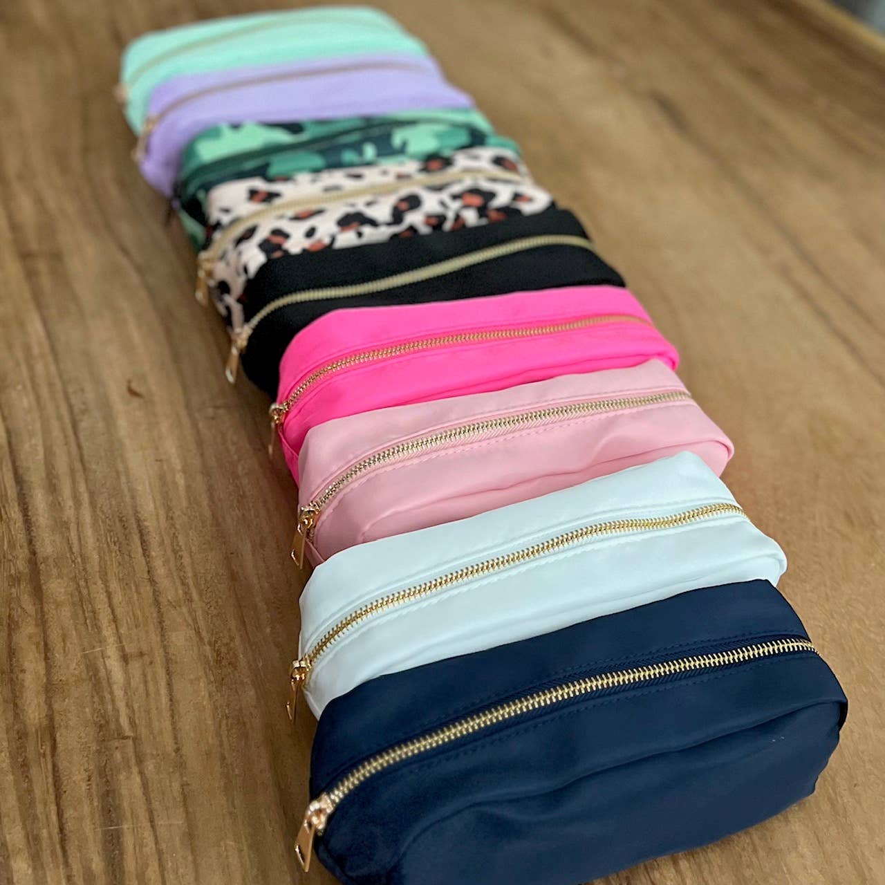 Palmy Pineapple - Vente Étuis/trousses à crayons - Trousse à crayons en nylon/trousse à pinceaux de maquillage pour patchs en chenille7