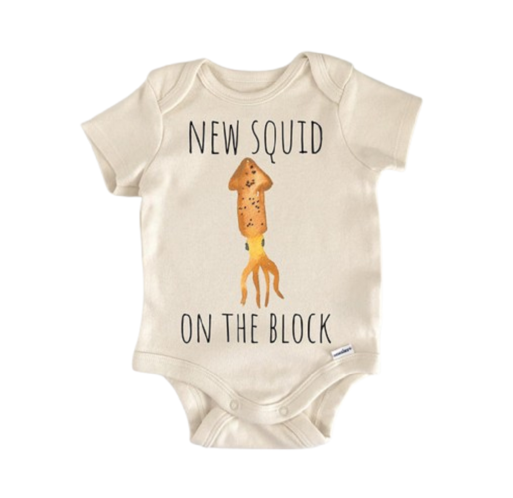 North Fork Forager LLC - Wholesale Bodysuit (Non-Footed) - Baby - Squid Octopus Nautical - Baby Boy Girl Clothes Infant Bodysuit Funny Cute Newborn0