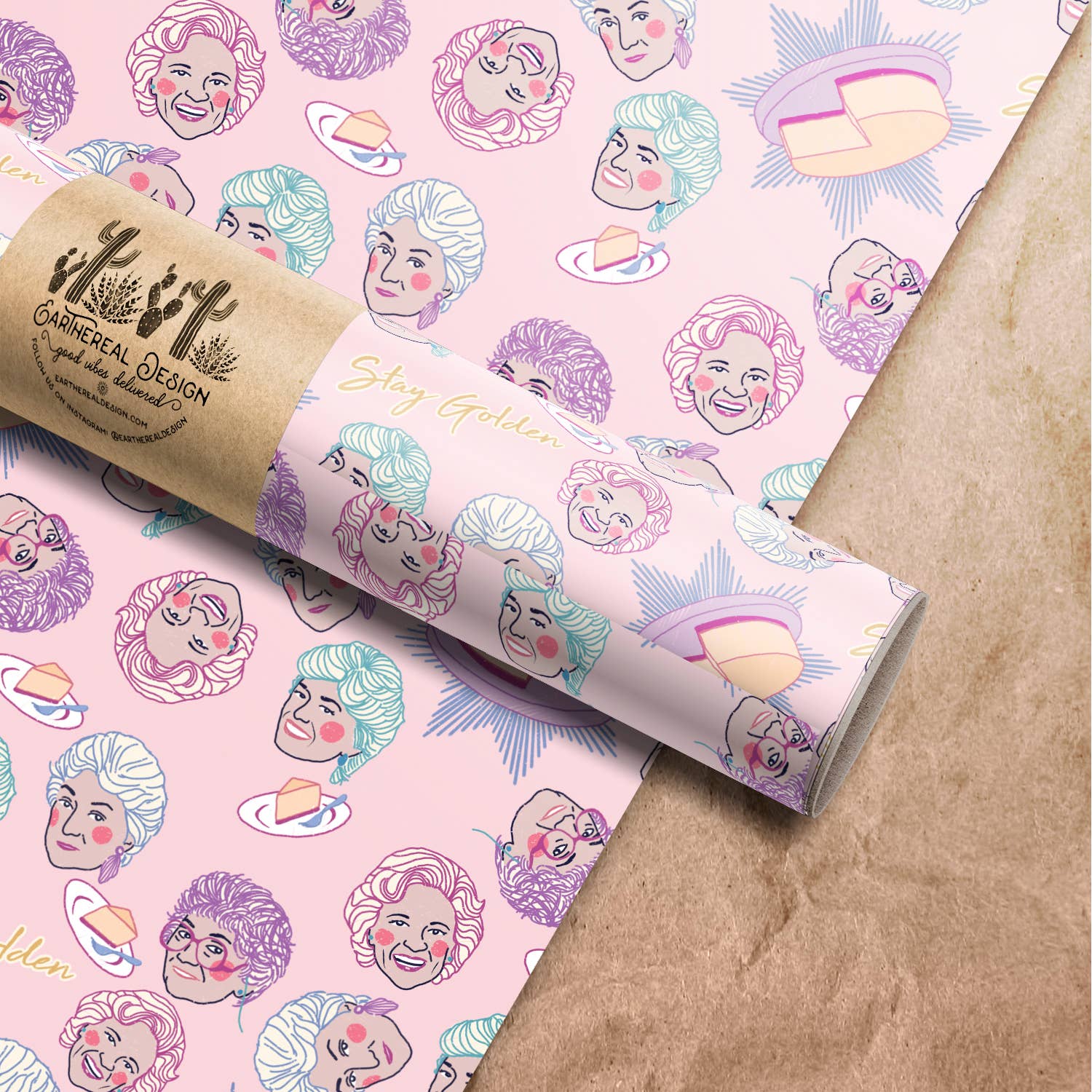 Mother of the Moon - Vente Feuille de papier cadeau - Feuille de papier cadeau Golden Girls0