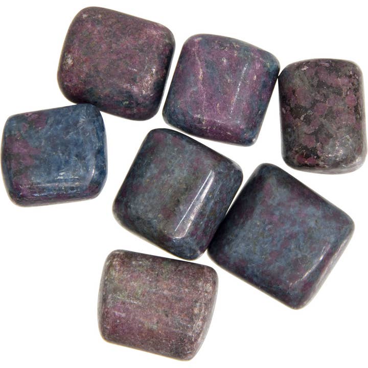 Tumbled Stones Ruby Kyanite (1lb) for wholesale by Kheops International
