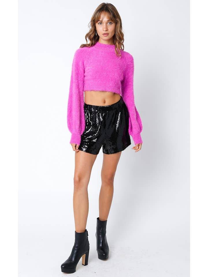 Olivaceous - Wholesale Shorts - Women's - Peggy Sequin Shorts4