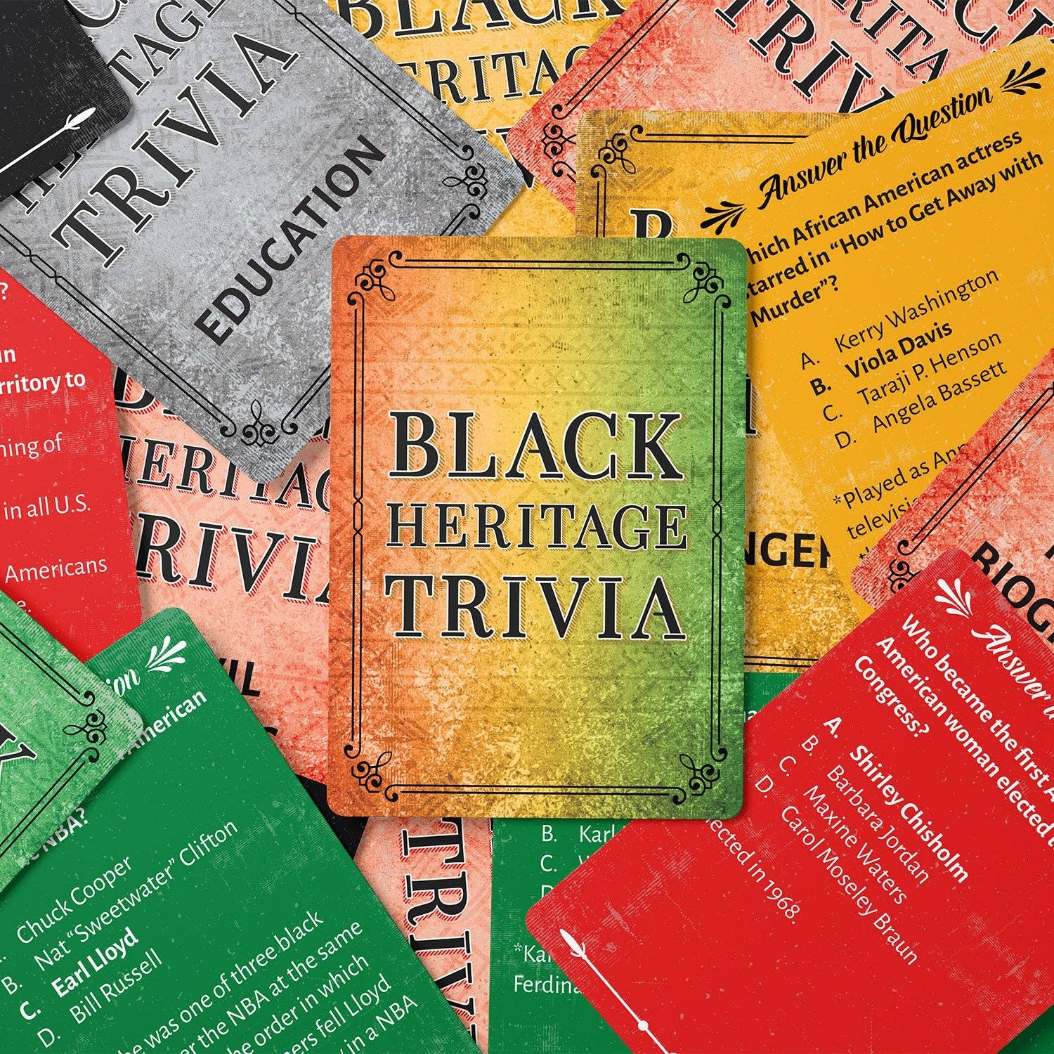 African American Expressions - Wholesale Card Game - Black Heritage Trivia Game Card2