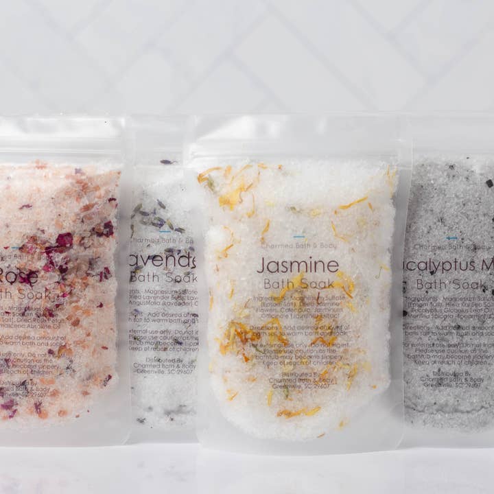Charmed Bath & Body – wholesale Bath salts – Bath Salt Pouches