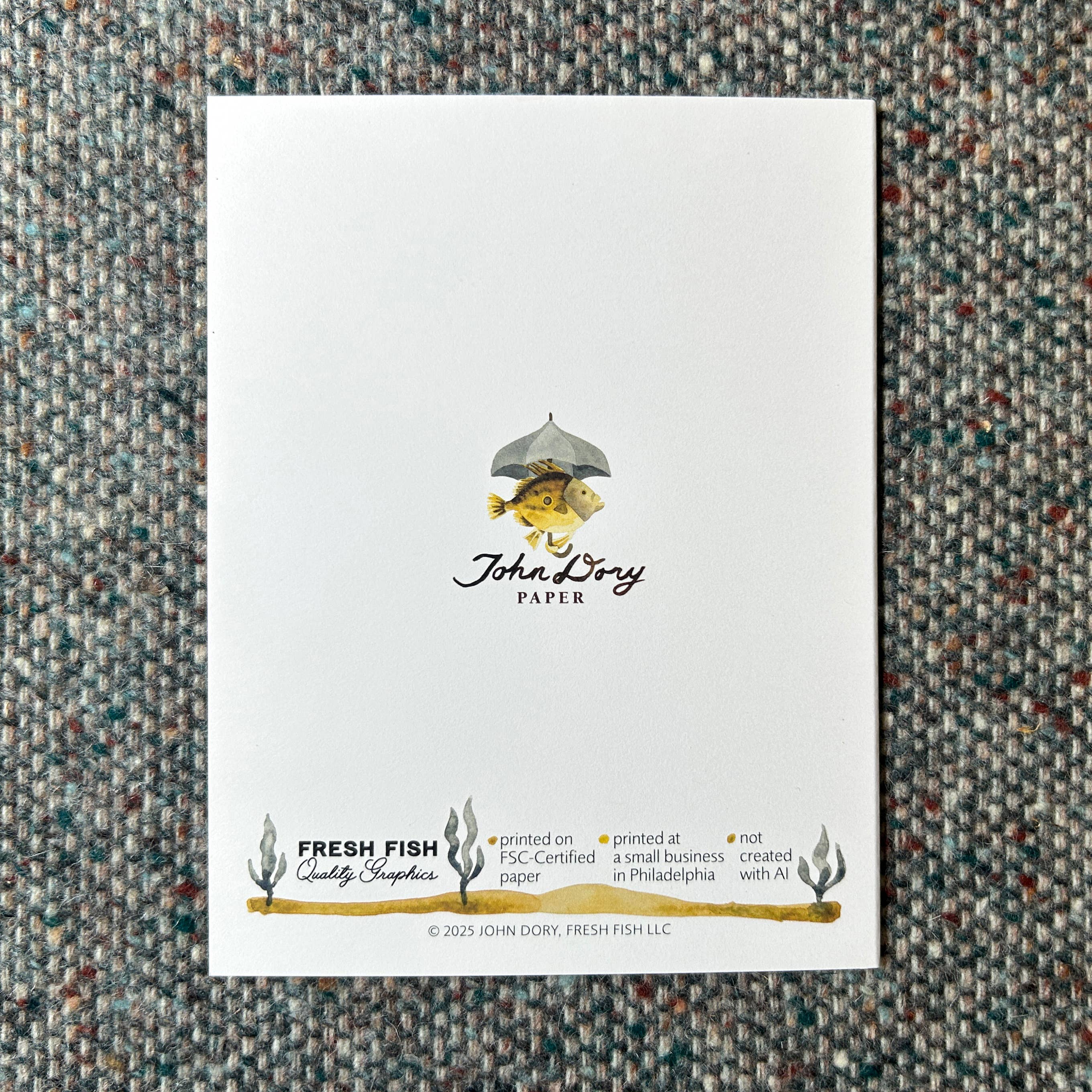 Fresh Fish - Wholesale Birthday Card - John Dory Greeting Card - Penguin with Balloons - Birthday4