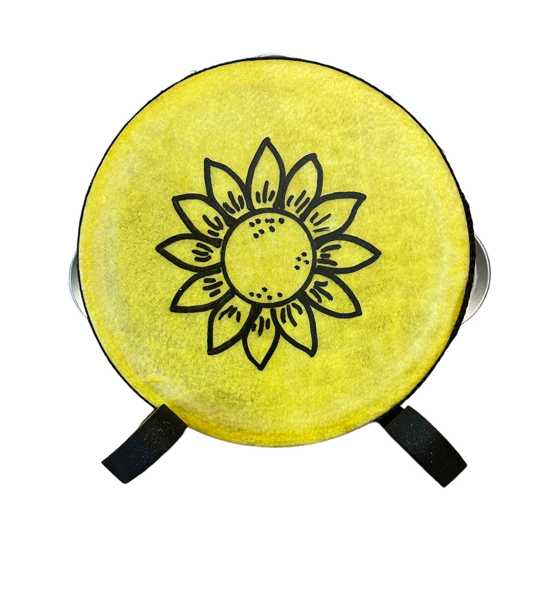 inRhythm - Wholesale Musical Instrument - Mini Tambourine 4" with Floral Designs Music Gift4