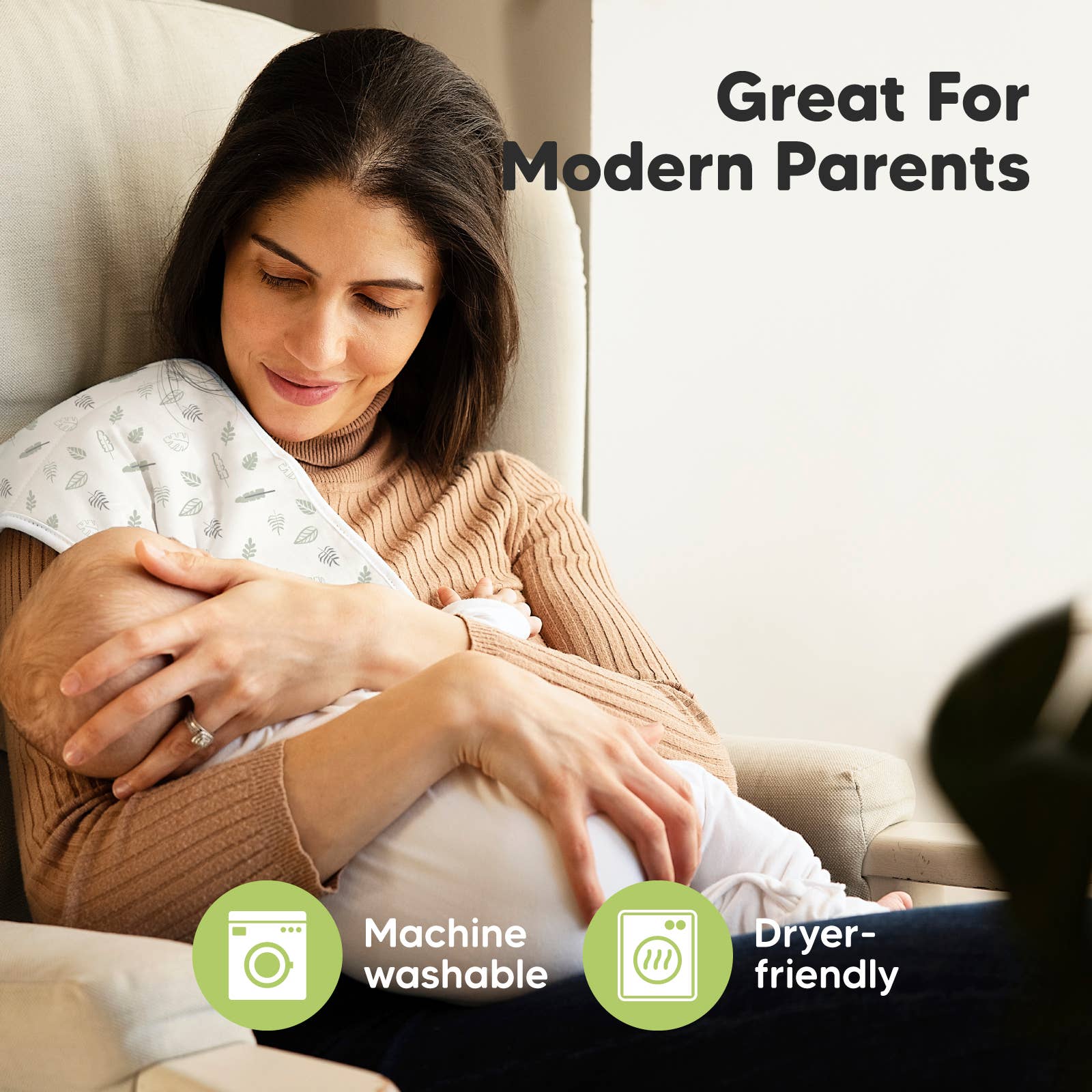 Selvaggio Panni Urban Burp KeaBabies, confezione da 5 in vendita all'ingrosso su Faire6